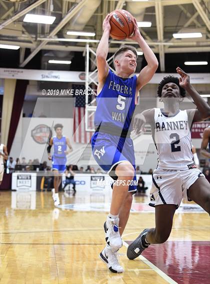 Thumbnail 1 in Federal Way vs. Ranney (Spalding Hoophall Classic) photogallery.