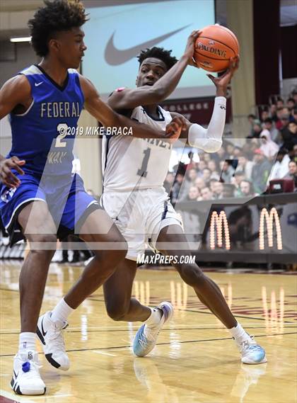 Thumbnail 1 in Federal Way vs. Ranney (Spalding Hoophall Classic) photogallery.