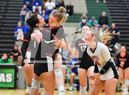 Thumbnail 2 in UIL 6A Region 1 Bi-District Playoffs Coppell vs Guyer photogallery.