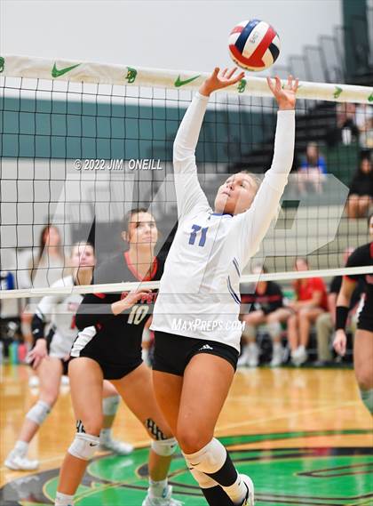 Thumbnail 2 in UIL 6A Region 1 Bi-District Playoffs Coppell vs Guyer photogallery.