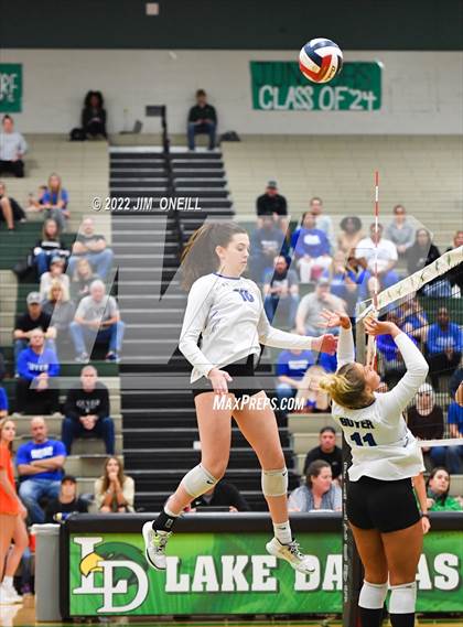 Thumbnail 3 in UIL 6A Region 1 Bi-District Playoffs Coppell vs Guyer photogallery.