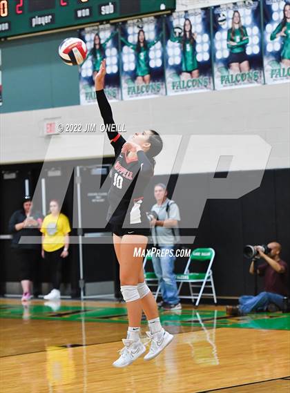 Thumbnail 3 in UIL 6A Region 1 Bi-District Playoffs Coppell vs Guyer photogallery.