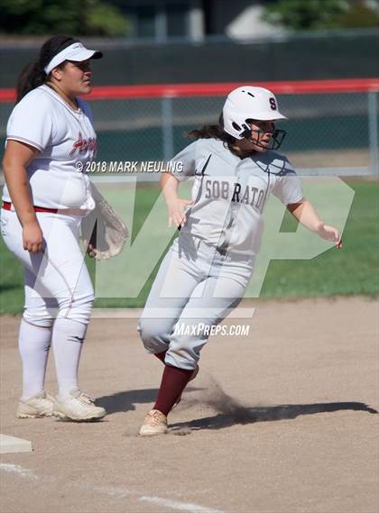 Thumbnail 1 in Ann Sobrato @ Aragon (CIF CCS D2 1st Round Playoff) photogallery.