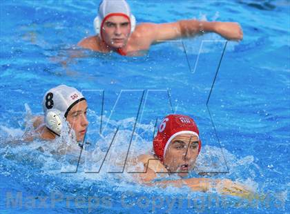 Thumbnail 2 in Cathedral Catholic vs. Santa Fe Christian (CIF SDS D3 Quarterfinal) photogallery.