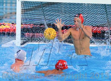 Thumbnail 3 in Cathedral Catholic vs. Santa Fe Christian (CIF SDS D3 Quarterfinal) photogallery.