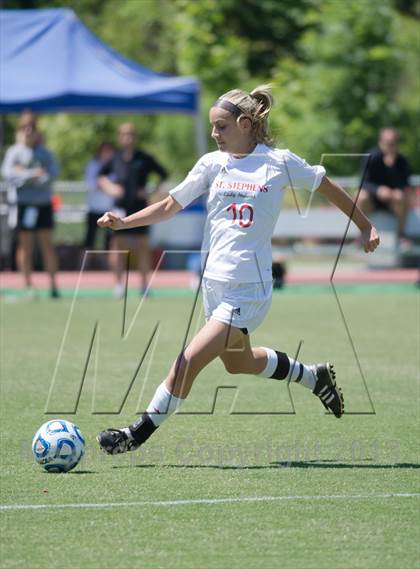 Thumbnail 2 in Cardinal Gibbons vs. St. Stephens (NCHSAA 3A Final) photogallery.