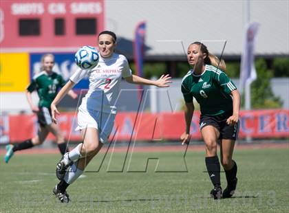 Thumbnail 2 in Cardinal Gibbons vs. St. Stephens (NCHSAA 3A Final) photogallery.