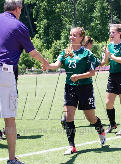 Thumbnail 1 in Cardinal Gibbons vs. St. Stephens (NCHSAA 3A Final) photogallery.