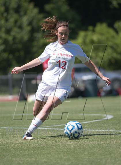 Thumbnail 1 in Cardinal Gibbons vs. St. Stephens (NCHSAA 3A Final) photogallery.