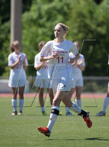 Thumbnail 3 in Cardinal Gibbons vs. St. Stephens (NCHSAA 3A Final) photogallery.