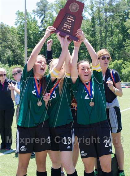 Thumbnail 1 in Cardinal Gibbons vs. St. Stephens (NCHSAA 3A Final) photogallery.