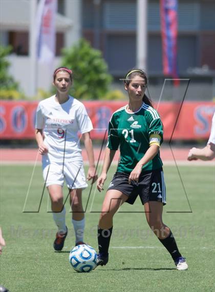 Thumbnail 1 in Cardinal Gibbons vs. St. Stephens (NCHSAA 3A Final) photogallery.