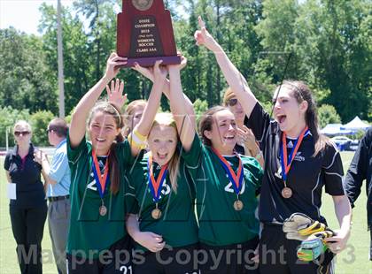 Thumbnail 2 in Cardinal Gibbons vs. St. Stephens (NCHSAA 3A Final) photogallery.