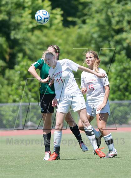 Thumbnail 3 in Cardinal Gibbons vs. St. Stephens (NCHSAA 3A Final) photogallery.