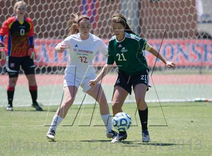 Thumbnail 2 in Cardinal Gibbons vs. St. Stephens (NCHSAA 3A Final) photogallery.