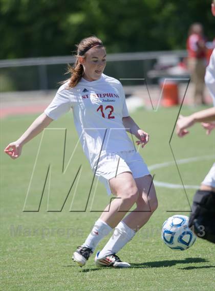 Thumbnail 1 in Cardinal Gibbons vs. St. Stephens (NCHSAA 3A Final) photogallery.