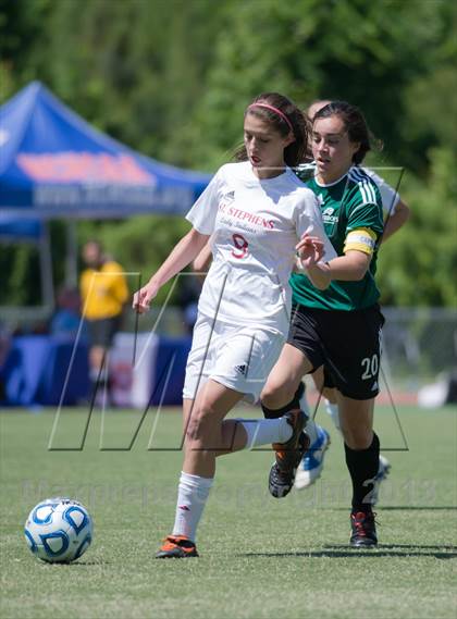 Thumbnail 2 in Cardinal Gibbons vs. St. Stephens (NCHSAA 3A Final) photogallery.
