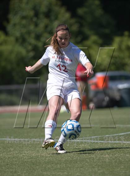 Thumbnail 2 in Cardinal Gibbons vs. St. Stephens (NCHSAA 3A Final) photogallery.