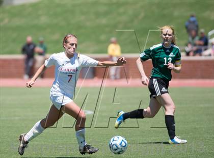 Thumbnail 1 in Cardinal Gibbons vs. St. Stephens (NCHSAA 3A Final) photogallery.