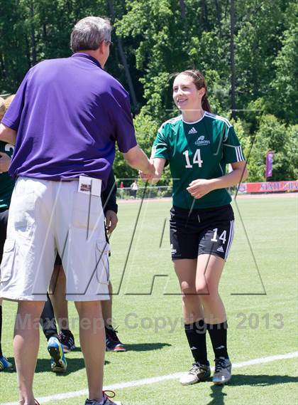 Thumbnail 1 in Cardinal Gibbons vs. St. Stephens (NCHSAA 3A Final) photogallery.