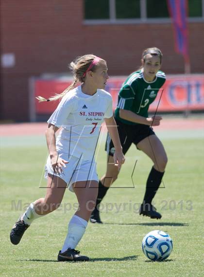 Thumbnail 2 in Cardinal Gibbons vs. St. Stephens (NCHSAA 3A Final) photogallery.