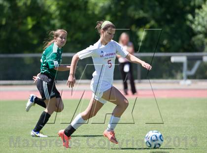 Thumbnail 2 in Cardinal Gibbons vs. St. Stephens (NCHSAA 3A Final) photogallery.