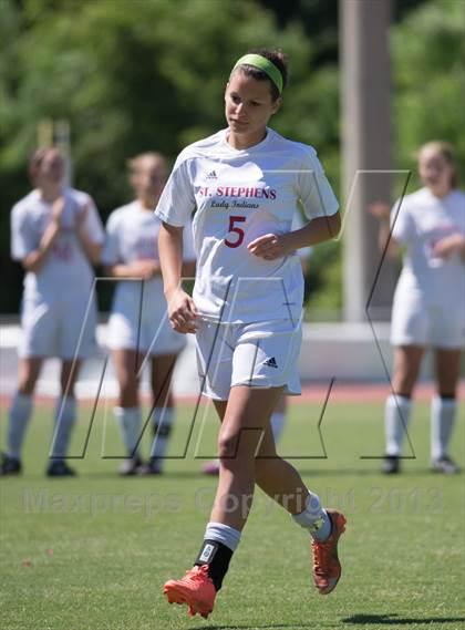 Thumbnail 1 in Cardinal Gibbons vs. St. Stephens (NCHSAA 3A Final) photogallery.