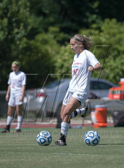Thumbnail 2 in Cardinal Gibbons vs. St. Stephens (NCHSAA 3A Final) photogallery.