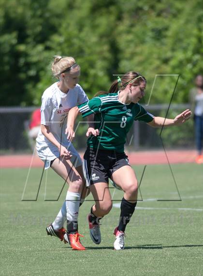 Thumbnail 3 in Cardinal Gibbons vs. St. Stephens (NCHSAA 3A Final) photogallery.