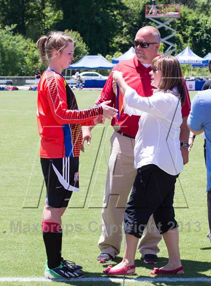 Thumbnail 2 in Cardinal Gibbons vs. St. Stephens (NCHSAA 3A Final) photogallery.