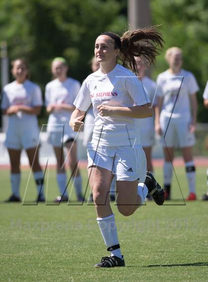 Thumbnail 2 in Cardinal Gibbons vs. St. Stephens (NCHSAA 3A Final) photogallery.