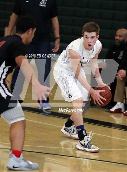 Thumbnail 3 in Acalanes vs. San Leandro (Gauchos Holiday Hoops Classic) photogallery.