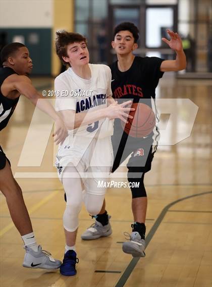 Thumbnail 2 in Acalanes vs. San Leandro (Gauchos Holiday Hoops Classic) photogallery.