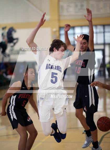 Thumbnail 3 in Acalanes vs. San Leandro (Gauchos Holiday Hoops Classic) photogallery.