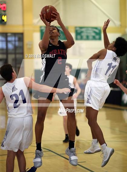 Thumbnail 3 in Acalanes vs. San Leandro (Gauchos Holiday Hoops Classic) photogallery.