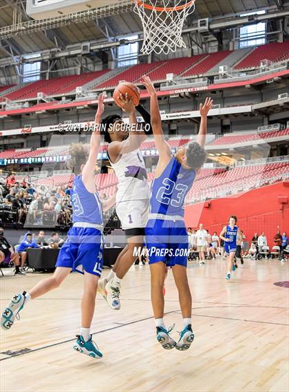 Thumbnail 2 in Cathedral Catholic vs Curtis (Section 7 Arizona Tournament) photogallery.