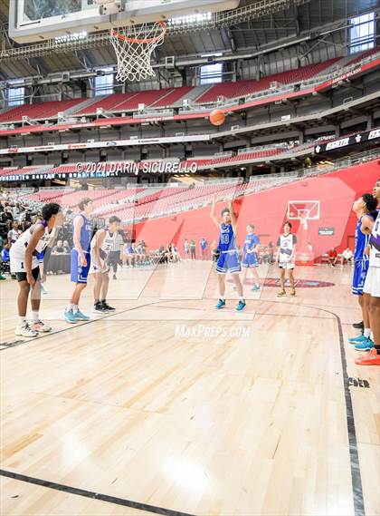 Thumbnail 3 in Cathedral Catholic vs Curtis (Section 7 Arizona Tournament) photogallery.