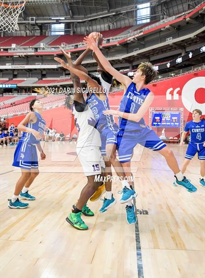 Thumbnail 1 in Cathedral Catholic vs Curtis (Section 7 Arizona Tournament) photogallery.