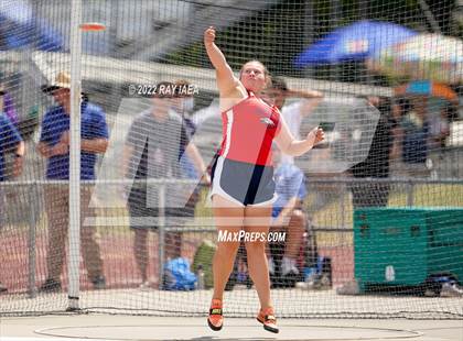 Thumbnail 2 in Girls Discus (CIF SJS Masters Track Finals) photogallery.