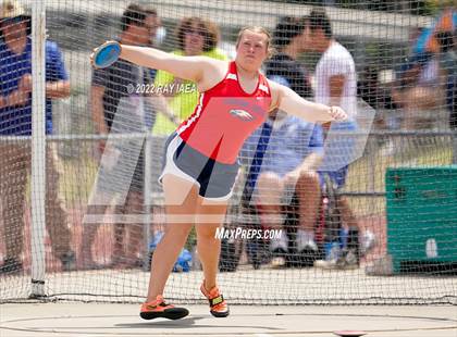 Thumbnail 1 in Girls Discus (CIF SJS Masters Track Finals) photogallery.