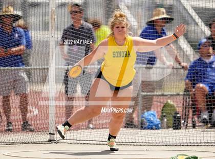 Thumbnail 2 in Girls Discus (CIF SJS Masters Track Finals) photogallery.