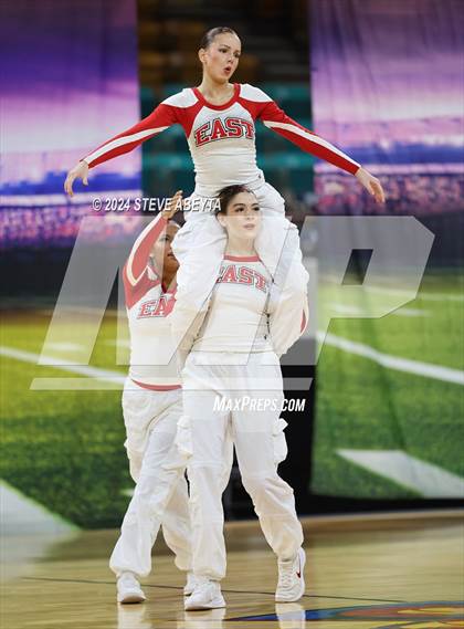 Thumbnail 3 in Denver East (CHSAA 5A State Spirit Championships) photogallery.