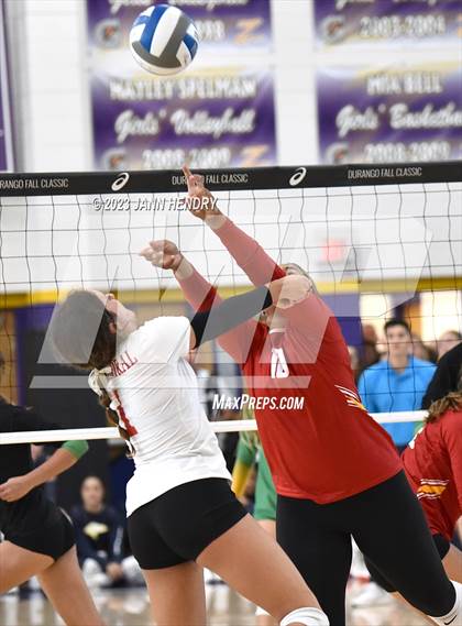 Thumbnail 3 in Cathedral Catholic vs. Mira Costa (Durango Fall Classic) photogallery.