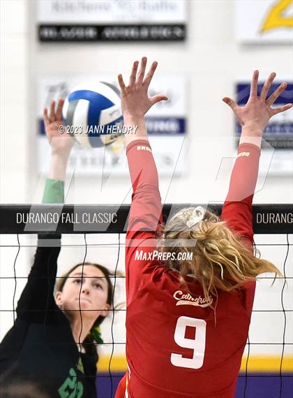 Thumbnail 3 in Cathedral Catholic vs. Mira Costa (Durango Fall Classic) photogallery.