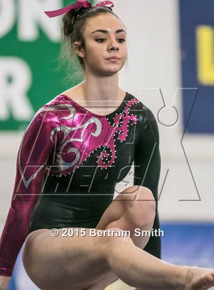 Thumbnail 3 in NYSPHSAA Gymnastics Championships (Balance Beam) photogallery.