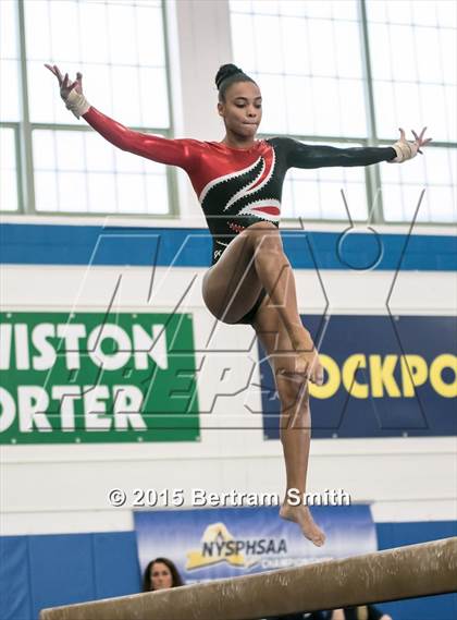 Thumbnail 3 in NYSPHSAA Gymnastics Championships (Balance Beam) photogallery.