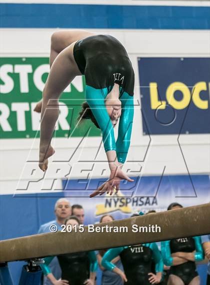 Thumbnail 2 in NYSPHSAA Gymnastics Championships (Balance Beam) photogallery.