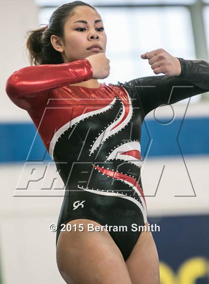 Thumbnail 3 in NYSPHSAA Gymnastics Championships (Balance Beam) photogallery.