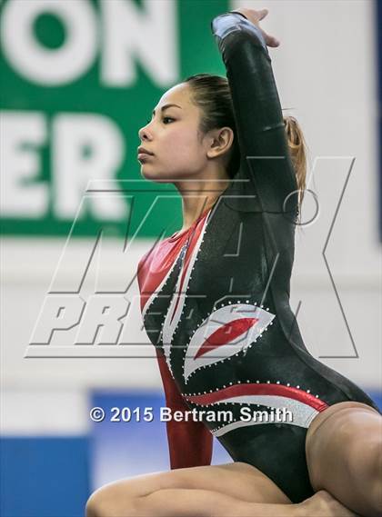 Thumbnail 2 in NYSPHSAA Gymnastics Championships (Balance Beam) photogallery.