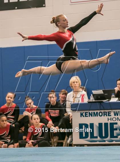 Thumbnail 2 in NYSPHSAA Gymnastics Championships (Balance Beam) photogallery.